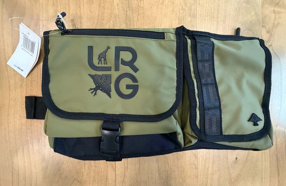Lrg Tactile Utility Sling Olive Green Crossbody Bag NWT
